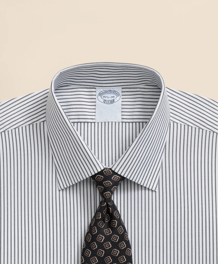 Brooks Brothers Explorer Collection Non-Iron Twill Ainsley Collar Striped, Dress Shirt | Brooks Brothers online shop