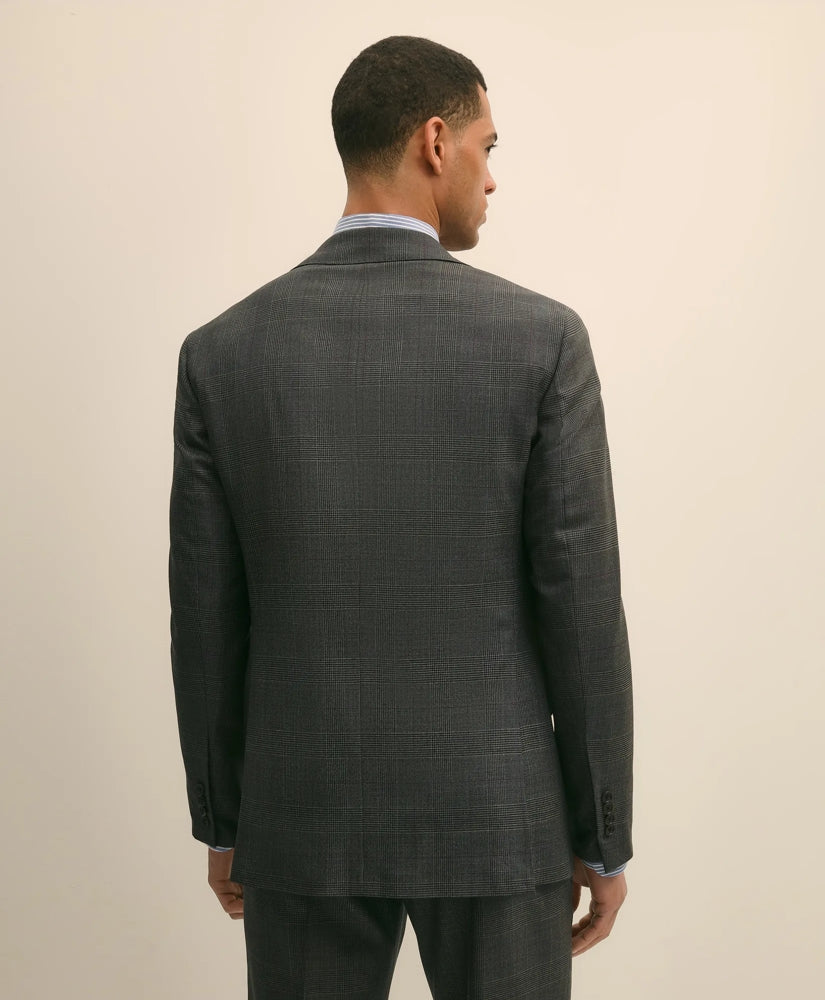Brooks Brothers Explorer Collection Slim Fit Wool Overcheck Suit Jacket | Brooks Brothers discount
