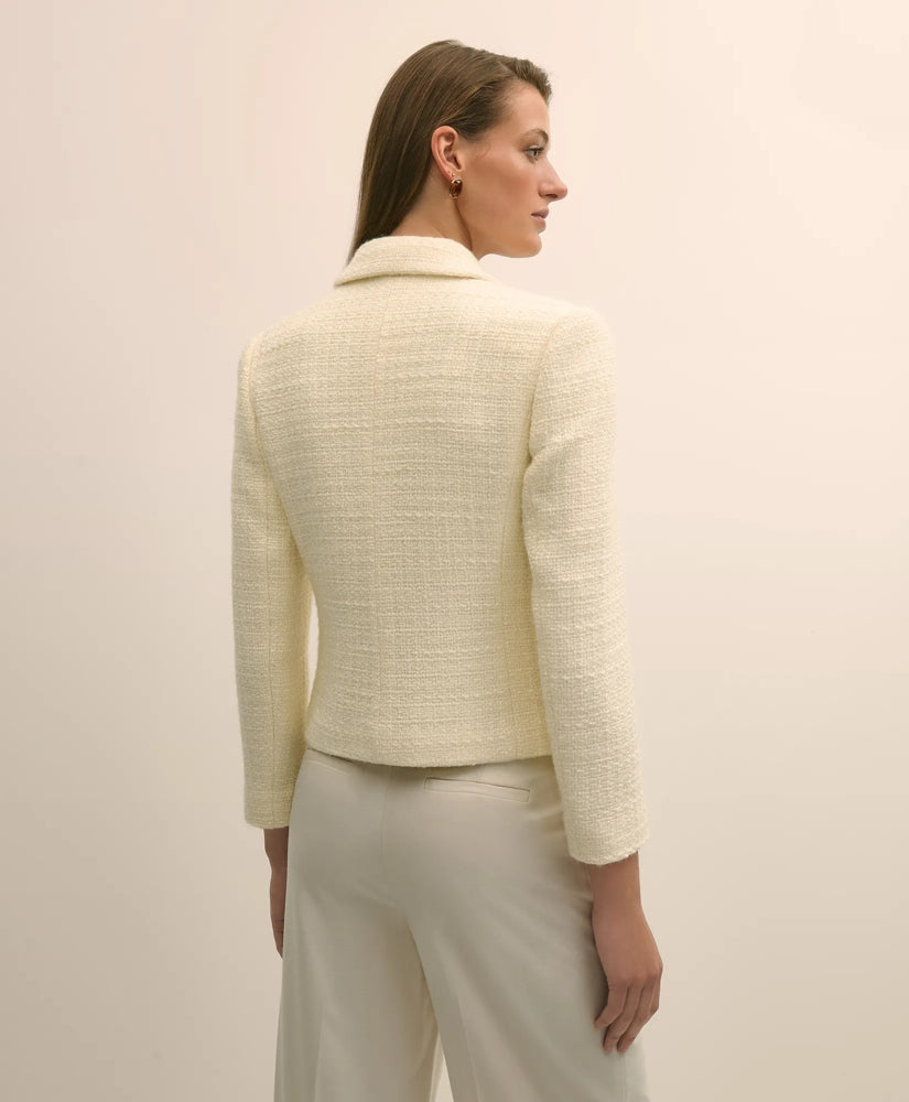 Boucle Notch-Lapel Jacket | Brooks Brothers online shop