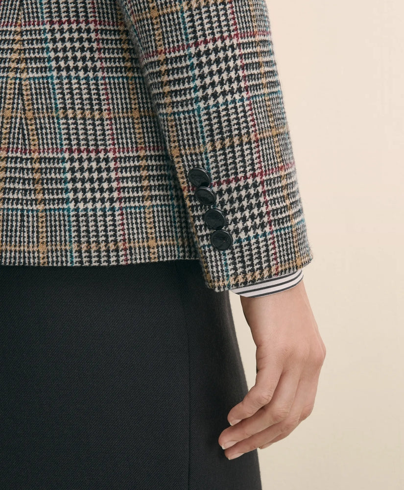 Plaid Shetland Wool Riding Jacket | Brooks Brothers sale