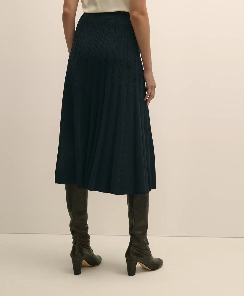 Cable Knit Midi Sweater Skirt | Brooks Brothers discount