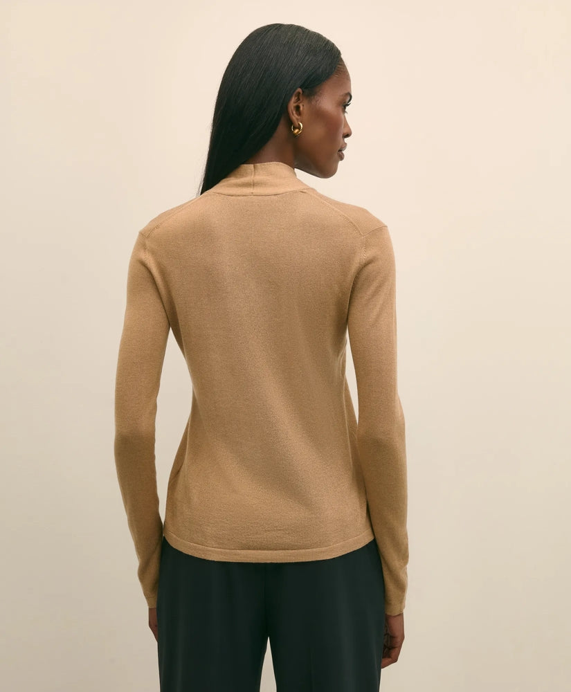 Silk Cashmere Twist Neck Sweater | Brooks Brothers outlet