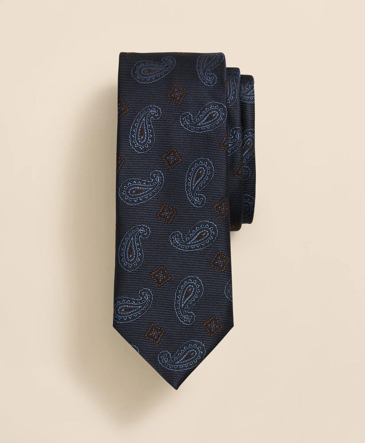 Silk Paisley & Square Tie | Brooks Brothers outlet