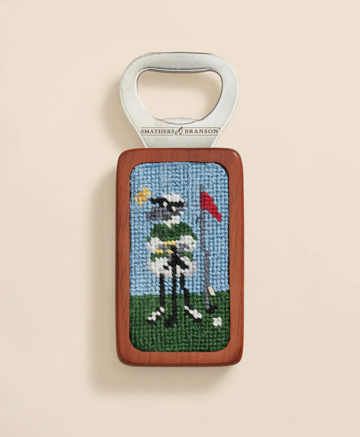 Smathers & Branson Needlepoint Henry Golf Bottle Opener | Brooks Brothers for sale
