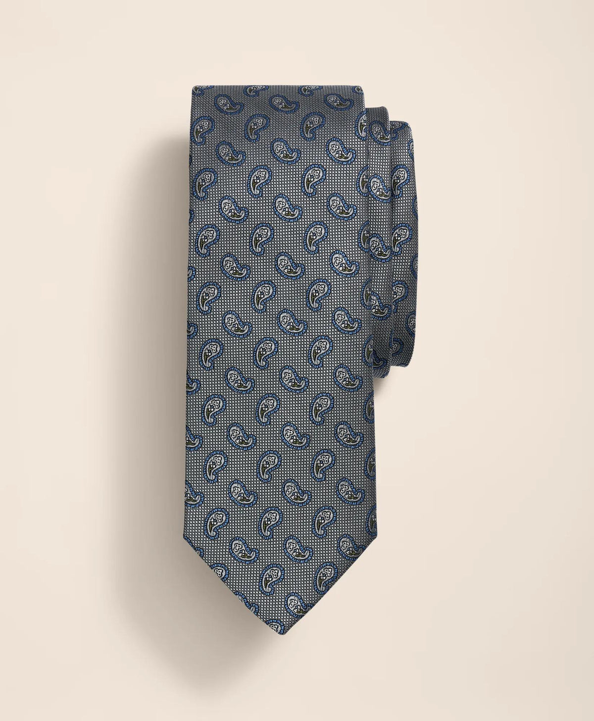 Silk Ornate Pine Tie | Brooks Brothers outlet