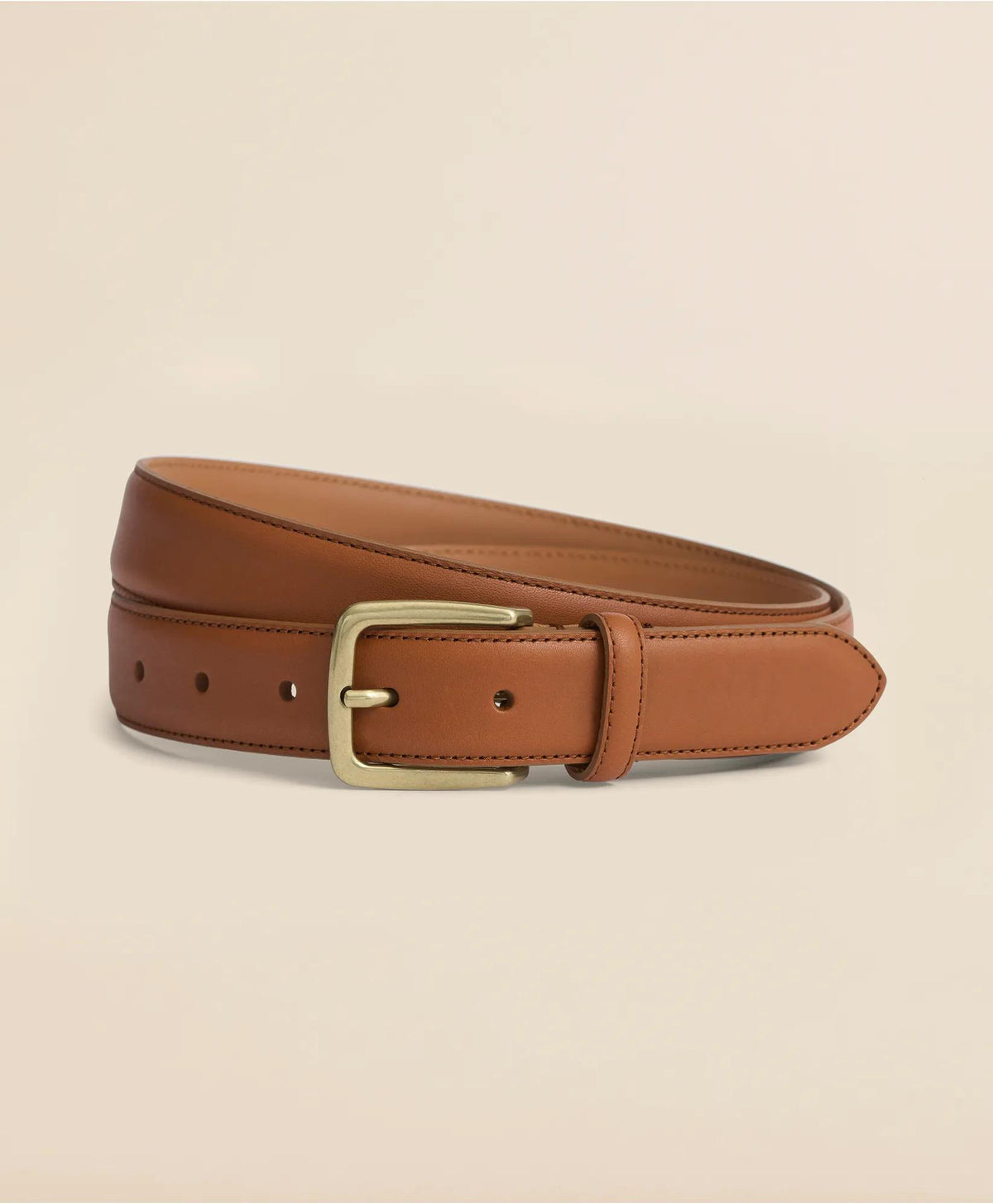 Stitched Leather Belt | Brooks Brothers online shop