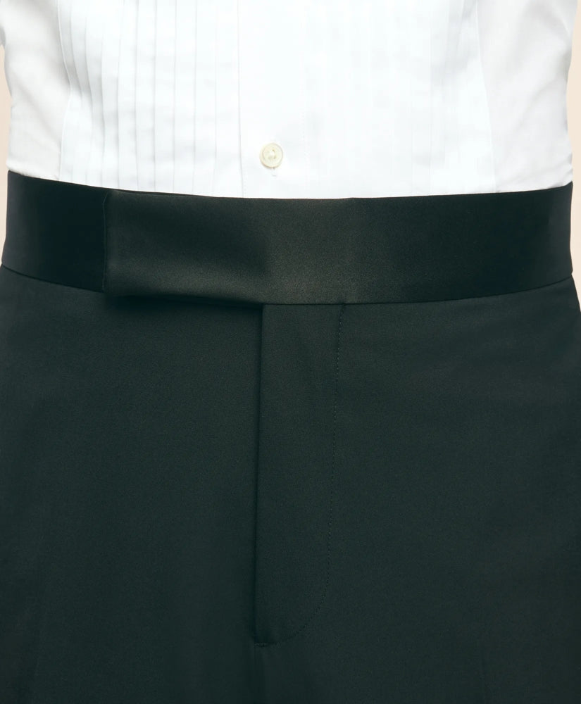 Black Fleece Tuxedo Pants in Wool-Silk | Brooks Brothers online