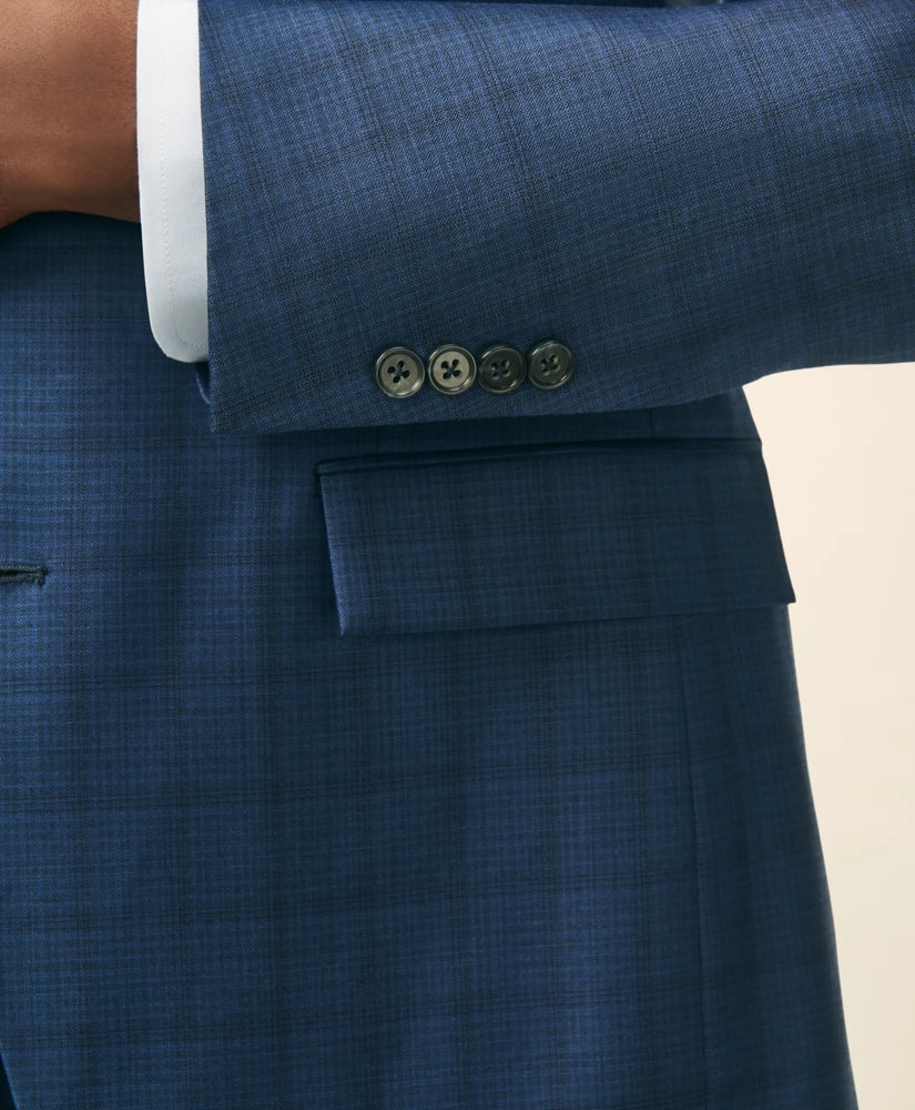 American-Made Classic Fit Multi-Checked 1818 Suit | Brooks Brothers online shop