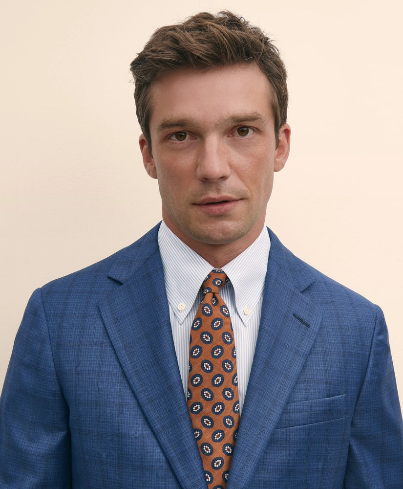 American-Made Slim Fit Multi Checked 1818 Suit | Brooks Brothers discount