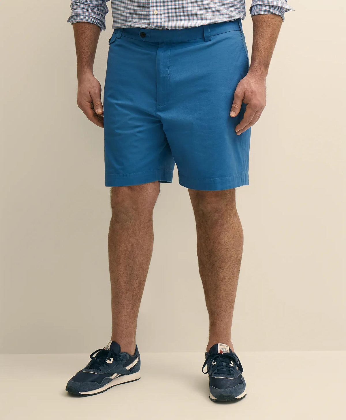 Big & Tall 9" Stretch Supima® Cotton Poplin Shorts | Brooks Brothers online shop