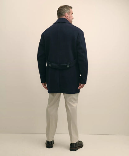 Big & Tall Classic Wool Pea Coat | Brooks Brothers discount