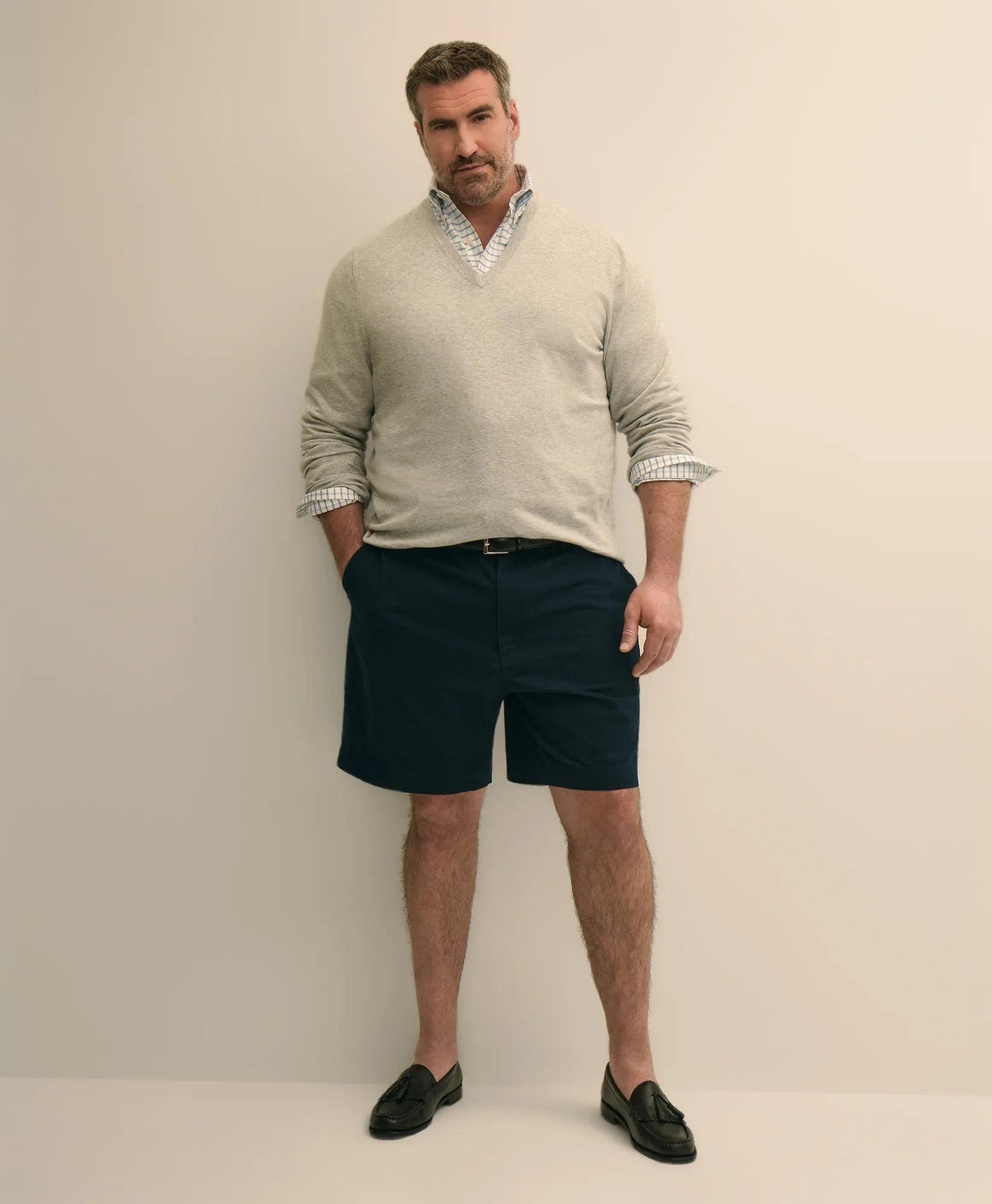 Big & Tall Cotton Seersucker Shorts | Brooks Brothers for sale