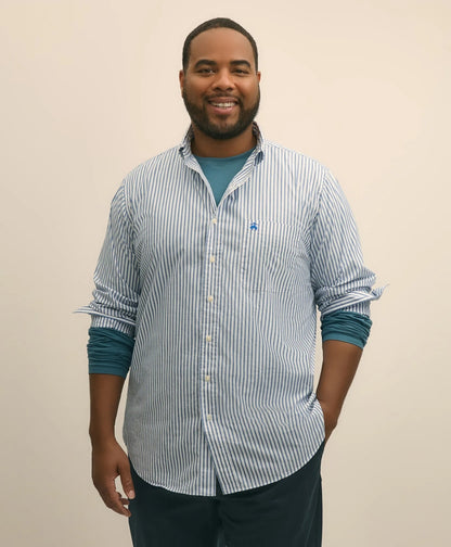 Big & Tall Friday Shirt, Poplin Bengal Stripe | Brooks Brothers for sale