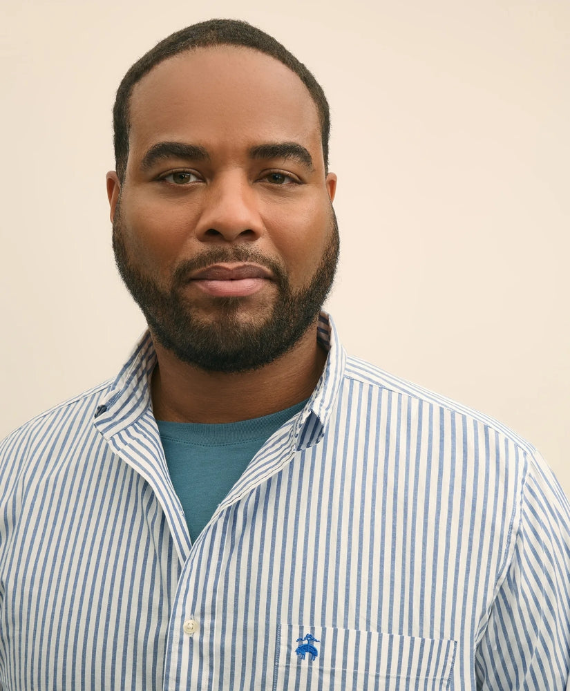 Big & Tall Friday Shirt, Poplin Bengal Stripe | Brooks Brothers for sale