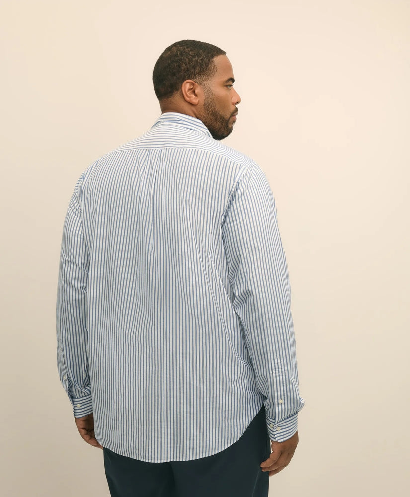 Big & Tall Friday Shirt, Poplin Bengal Stripe | Brooks Brothers for sale