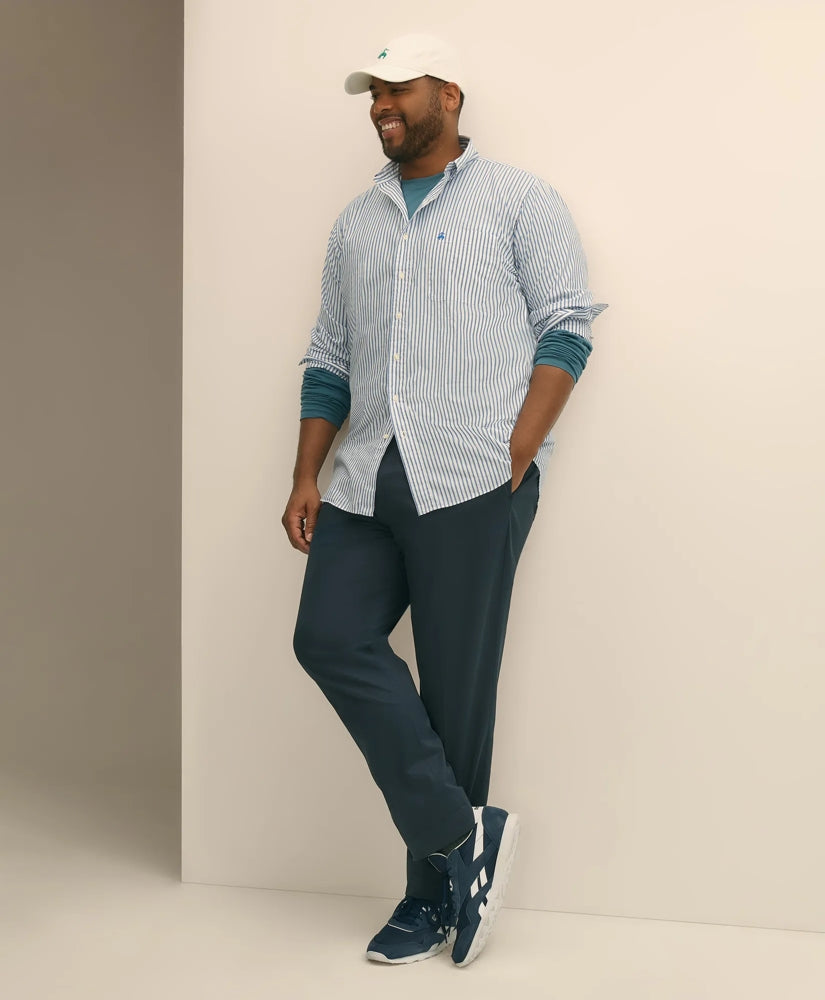 Big & Tall Friday Shirt, Poplin Bengal Stripe | Brooks Brothers for sale