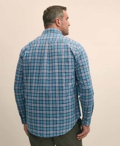 Big & Tall Friday Shirt, Poplin Tartan | Brooks Brothers sale