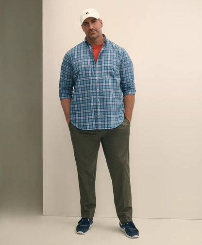 Big & Tall Friday Shirt, Poplin Tartan | Brooks Brothers sale