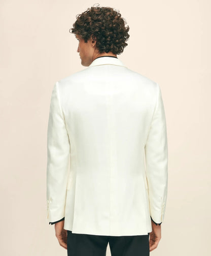 Black Fleece Peak Lapel Dinner Jacket in Silk Dupioni | Brooks Brothers on sale