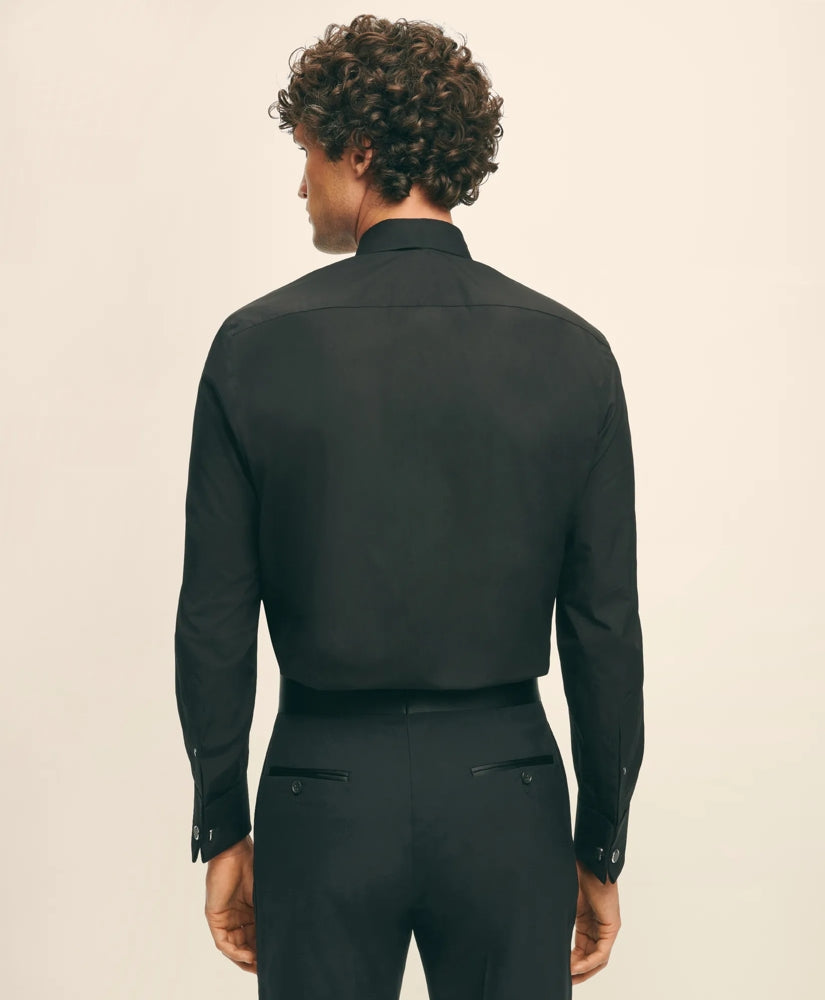 Black Fleece Pleated Londoner Collar Tuxedo Shirt in Sea Island Cotton | Brooks Brothers discount