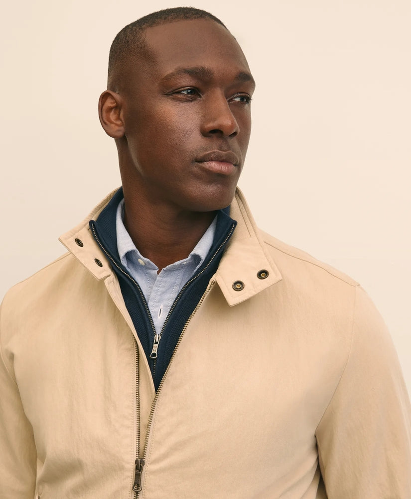 Bomber Jacket in Cotton Blend | Brooks Brothers on sale