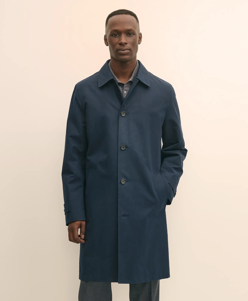 Bonded Cotton Top Coat with Removable Liner in Black Watch | Brooks Brothers online