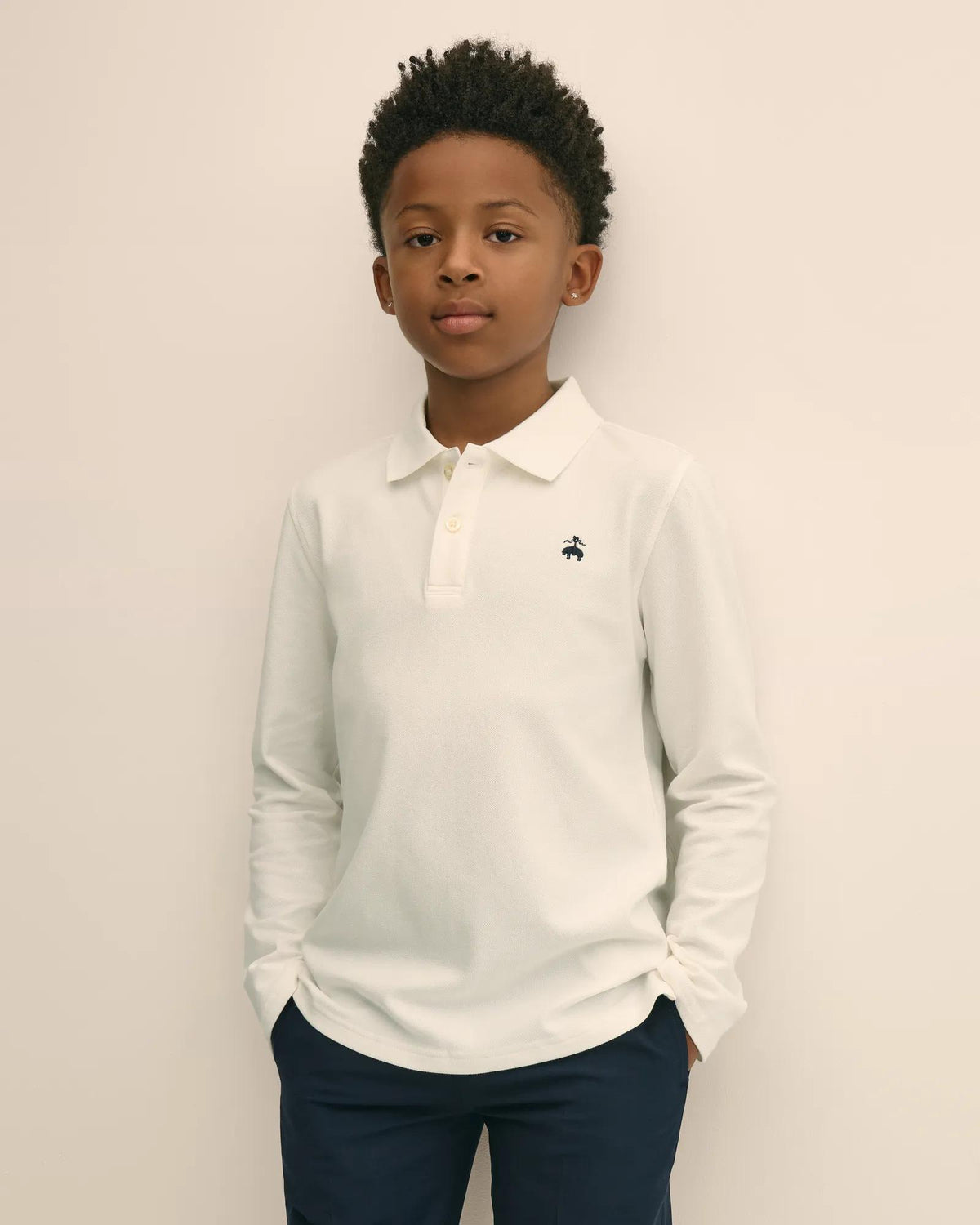 Boys Cotton-Blend Pique Polo Shirt | Brooks Brothers on sale