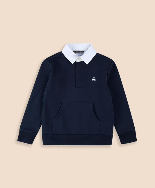 Boys Cotton-Blend Rugby Sweatshirt | Brooks Brothers outlet