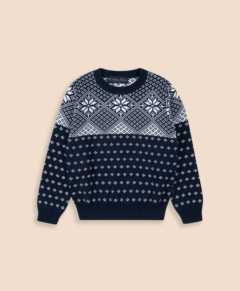 Boys Cotton Holiday Sweater | Brooks Brothers sale