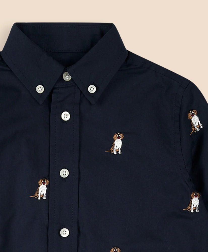 Boys Cotton Oxford Sport Shirt | Brooks Brothers outlet
