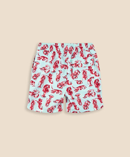 Boys Lobster Print Swim Trunks | Brooks Brothers sale