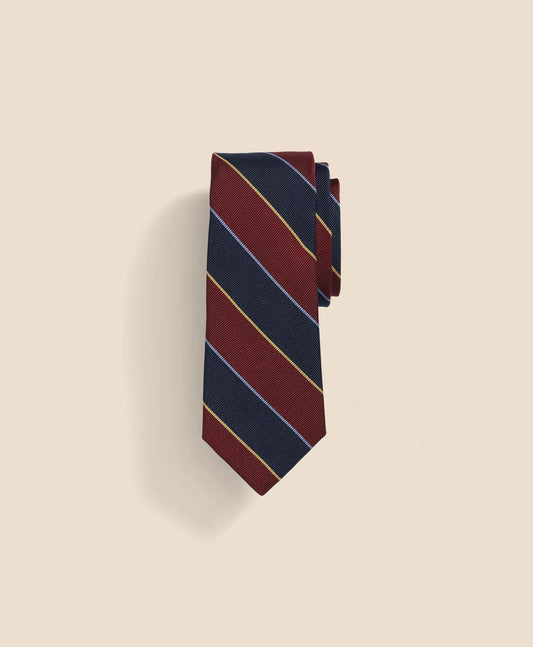 Boys Stripe Silk Tie | Brooks Brothers discount
