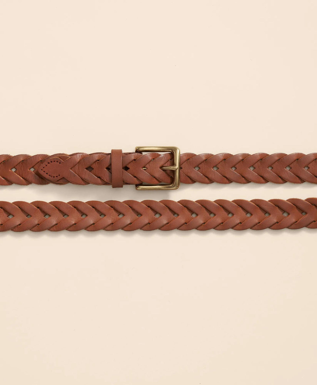 Braided Leather Belt | Brooks Brothers discount
