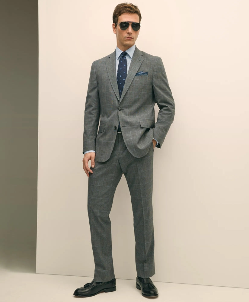Brooks Brothers Explorer Collection Classic Fit Wool Check Suit Pants | Brooks Brothers for sale