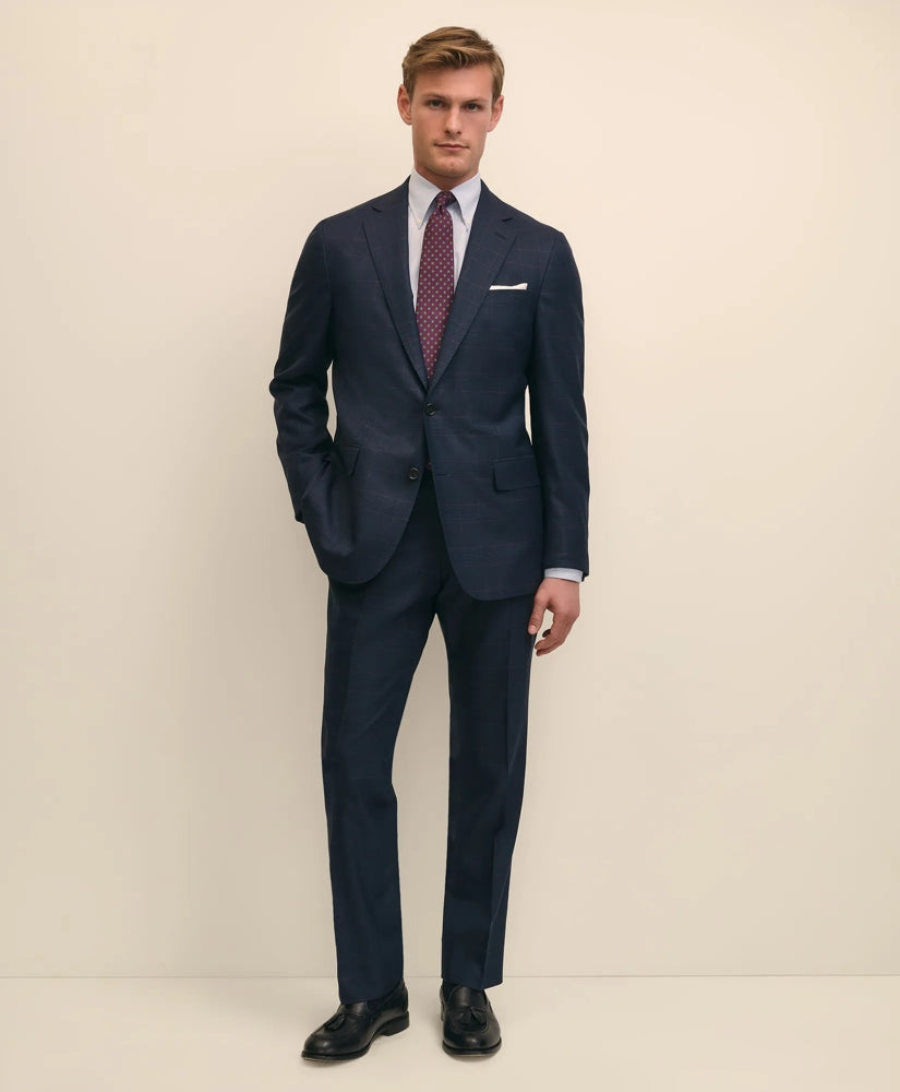 Brooks Brothers Explorer Collection Classic Fit Wool Overcheck Suit Jacket | Brooks Brothers online