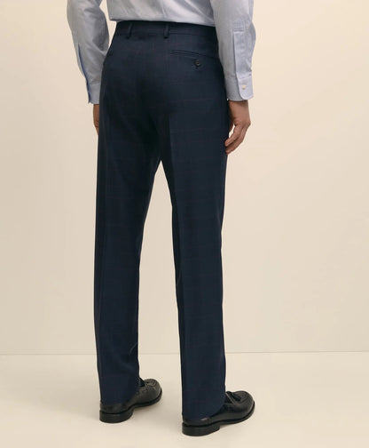 Brooks Brothers Explorer Collection Classic Fit Wool Overcheck Suit Pants | Brooks Brothers for sale
