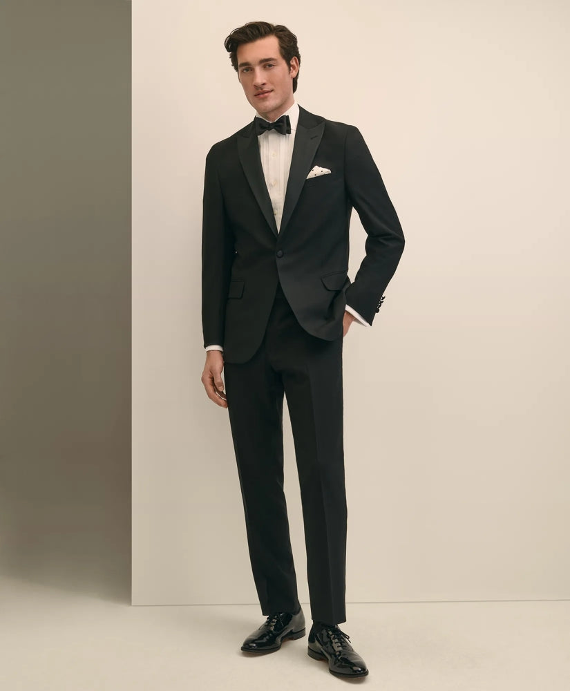 Brooks Brothers Explorer Collection Classic Fit Wool Tuxedo Pants | Brooks Brothers online