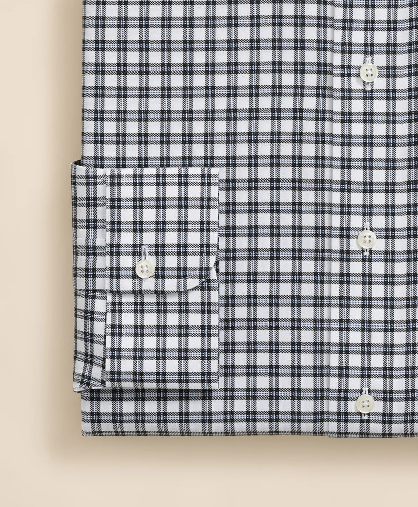 Brooks Brothers Explorer Collection Non-Iron Twill Ainley Collar Check, Dress Shirt | Brooks Brothers discount