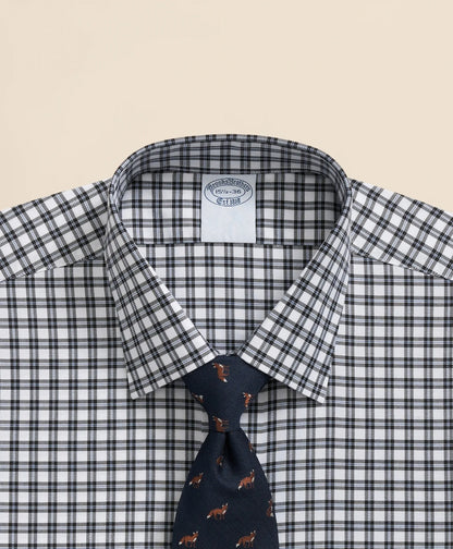 Brooks Brothers Explorer Collection Non-Iron Twill Ainley Collar Check, Dress Shirt | Brooks Brothers discount