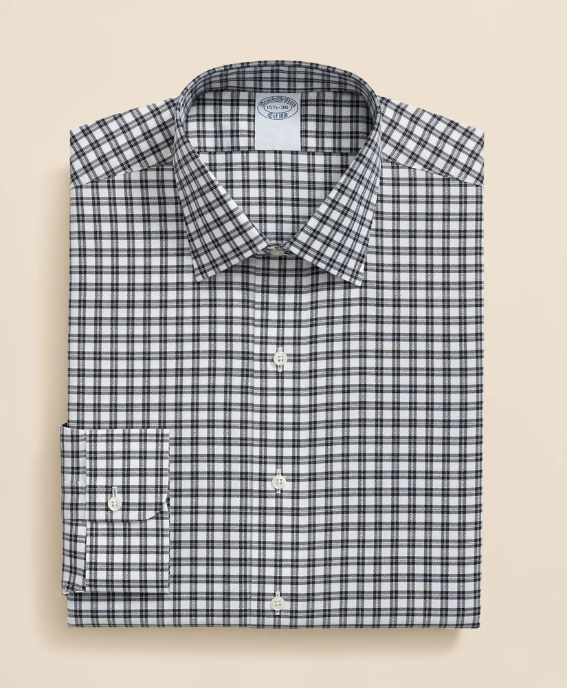 Brooks Brothers Explorer Collection Non-Iron Twill Ainley Collar Check, Dress Shirt | Brooks Brothers discount