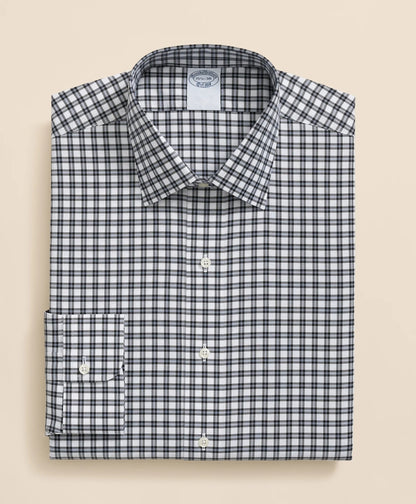 Brooks Brothers Explorer Collection Non-Iron Twill Ainley Collar Check, Dress Shirt | Brooks Brothers discount