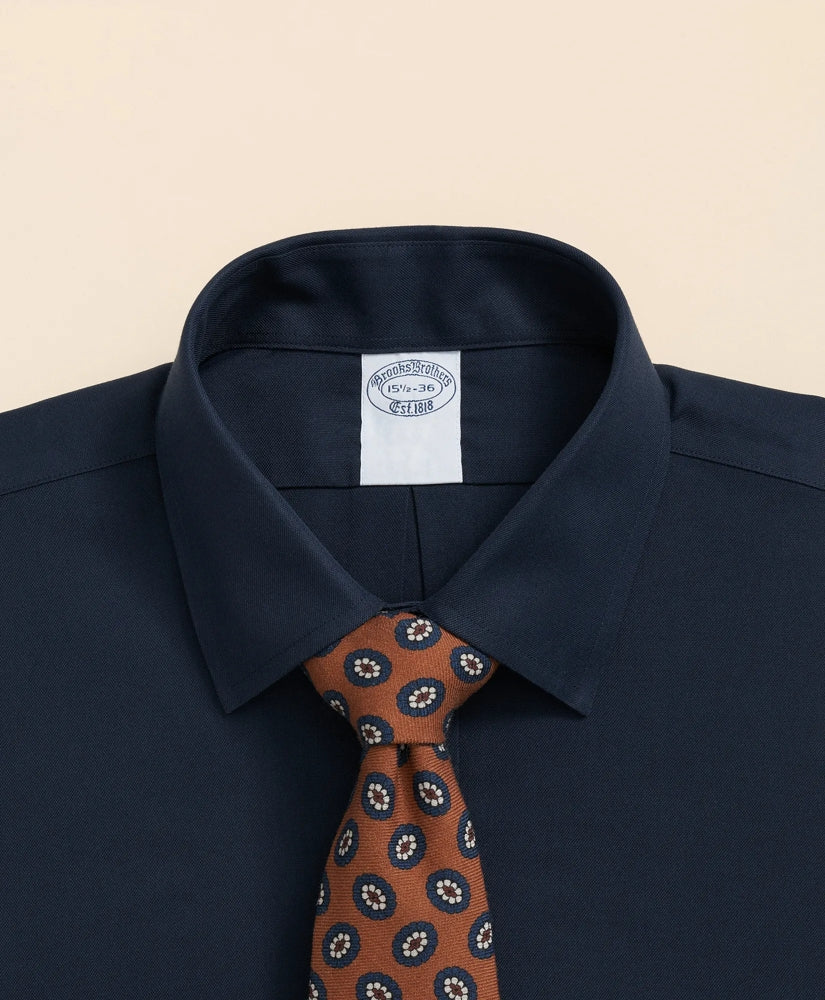 Brooks Brothers Explorer Collection Non-Iron Twill Ainsley Collar, Dress Shirt | Brooks Brothers online shop