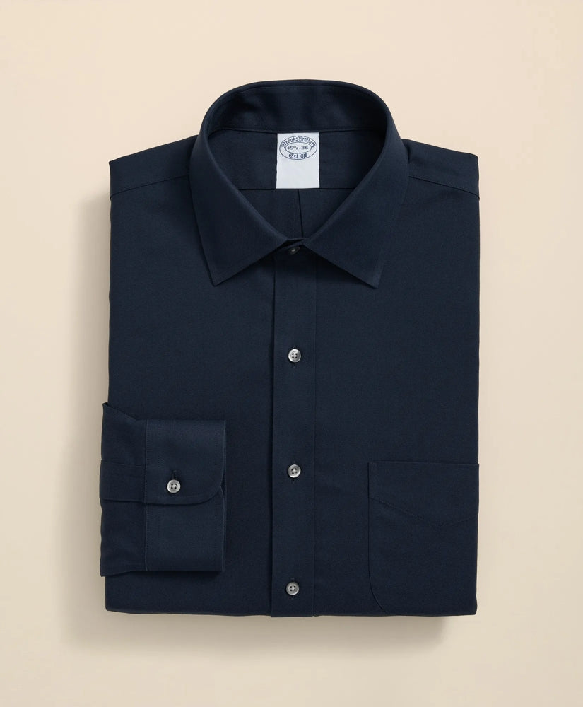 Brooks Brothers Explorer Collection Non-Iron Twill Ainsley Collar, Dress Shirt | Brooks Brothers online shop
