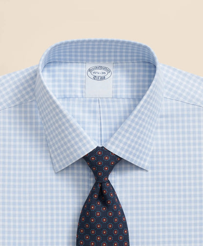 Brooks Brothers Explorer Collection Non-Iron Twill Ainsley Collar, Gingham Dress Shirt | Brooks Brothers online