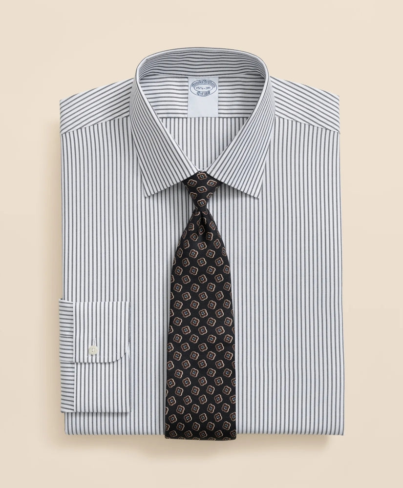 Brooks Brothers Explorer Collection Non-Iron Twill Ainsley Collar Striped, Dress Shirt | Brooks Brothers online shop