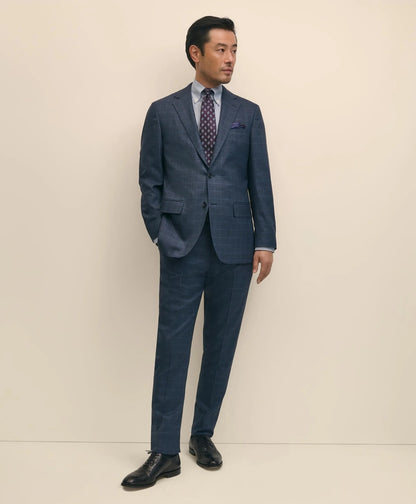 Brooks Brothers Explorer Collection Slim Fit Wool Overcheck Suit Jacket | Brooks Brothers outlet