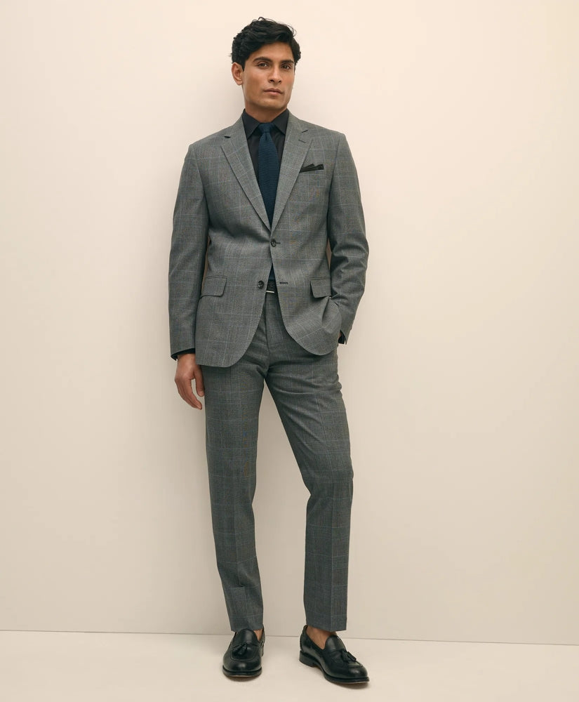 Brooks Brothers Explorer Collection Slim Fit Wool Check Suit Jacket | Brooks Brothers discount