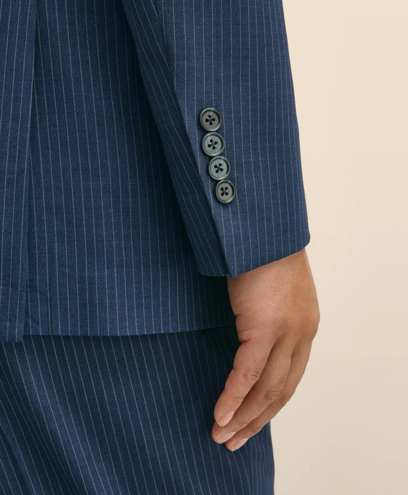 Brooks Brothers Explorer Collection Slim Fit Wool Pinstripe Suit Jacket | Brooks Brothers discount