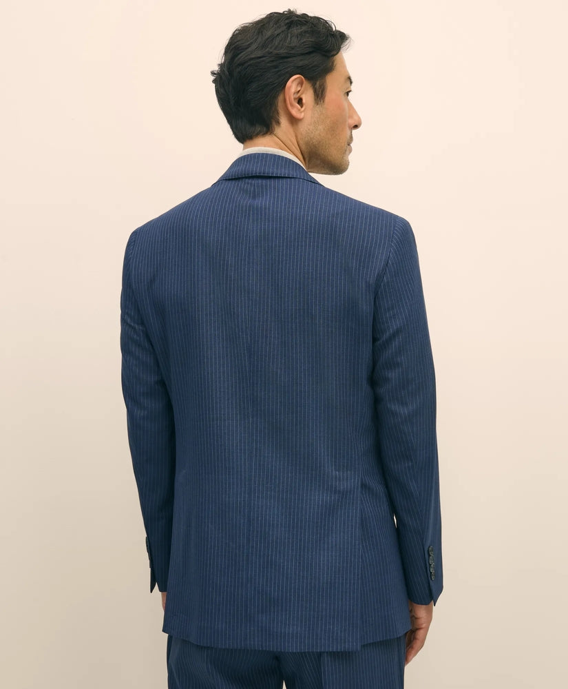 Brooks Brothers Explorer Collection Slim Fit Wool Pinstripe Suit Jacket | Brooks Brothers discount