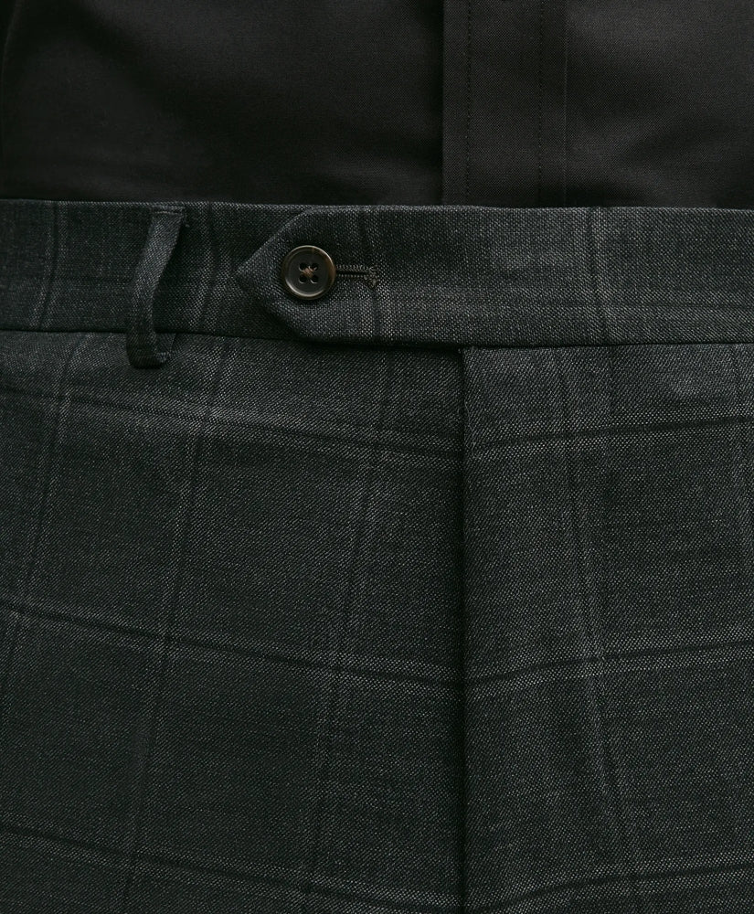 Brooks Brothers Explorer Collection Slim Fit Wool Windowpane Suit Pants | Brooks Brothers discount